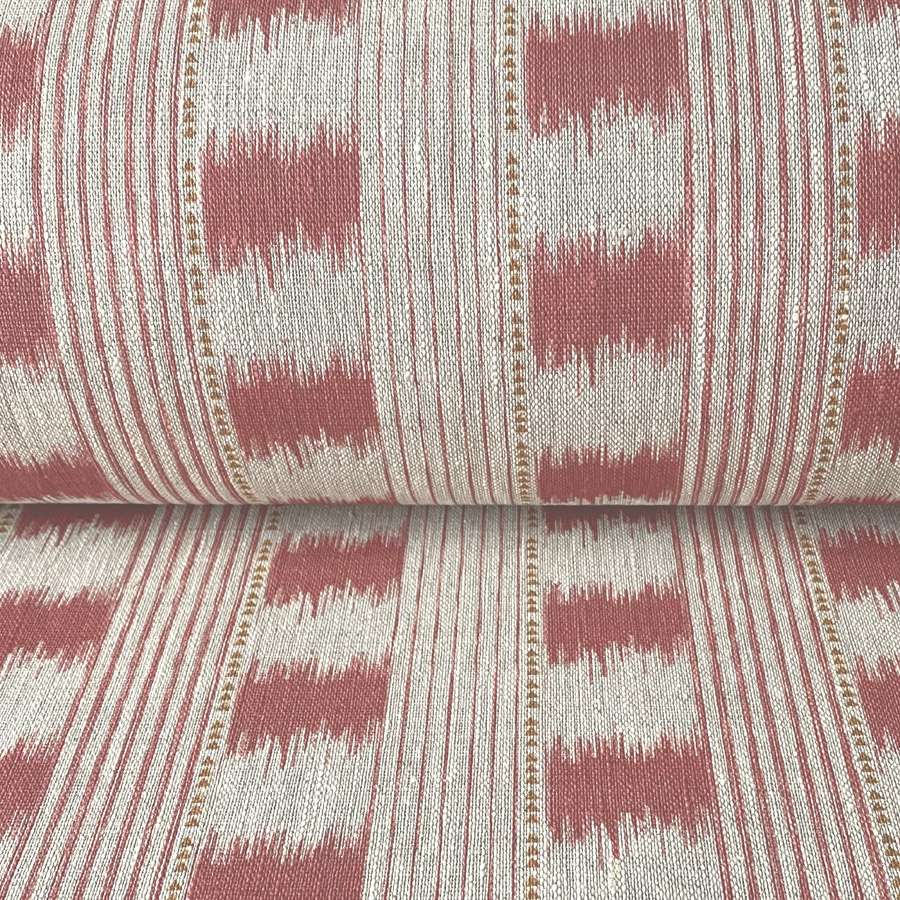 Otto Linen Stripe - Strawberry
