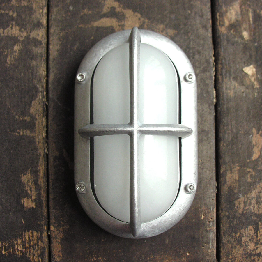 Oval Bulkhead Light with Crossguard