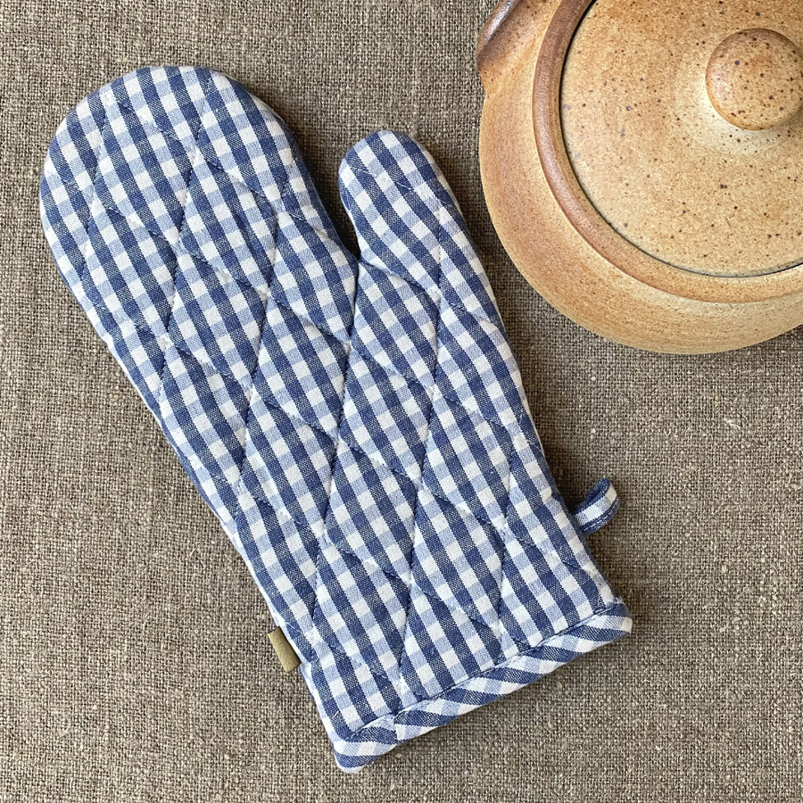Gingham Oven Glove