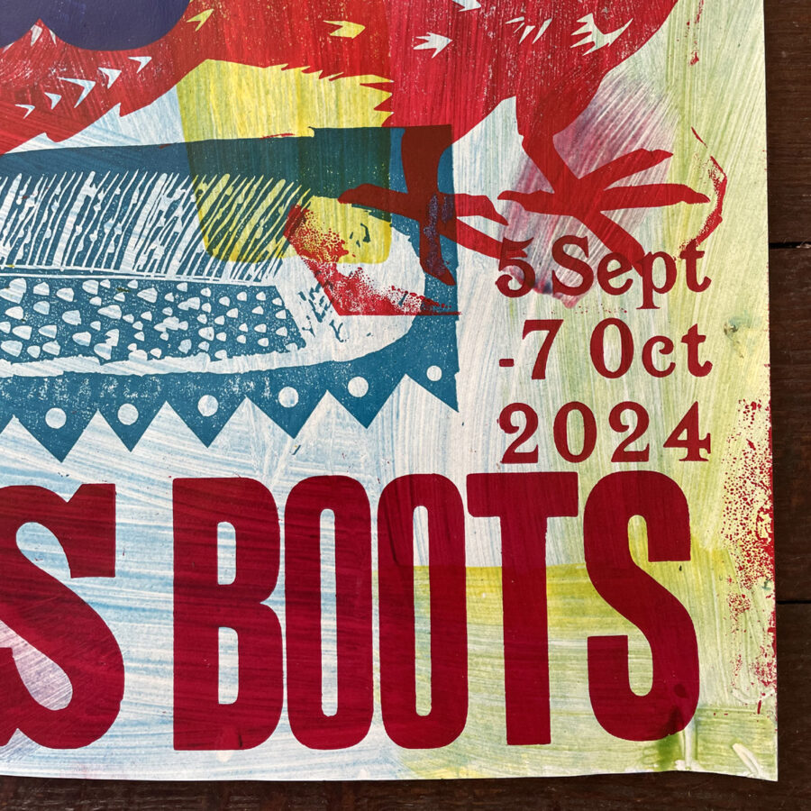 Paper Cut Pigeons & Brass Boots Poster - No.4