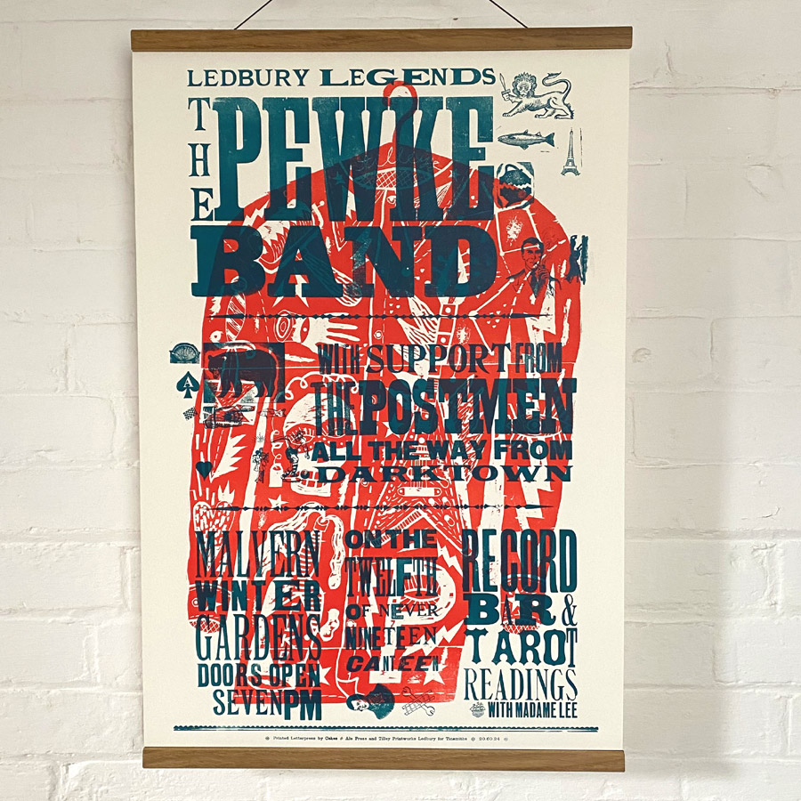 Jonny Hannah Letterpress poster