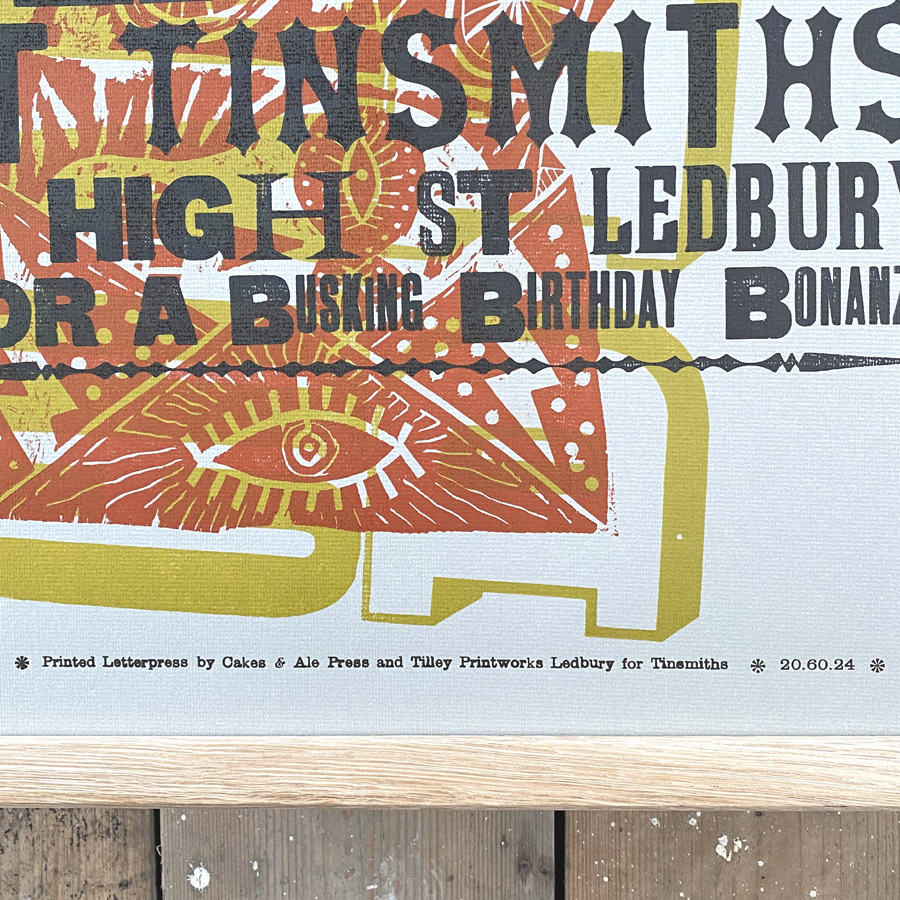 The Postmen Letterpress Poster - Jonny Hannah