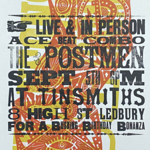 The Postmen Letterpress Poster - Jonny Hannah - Image 4