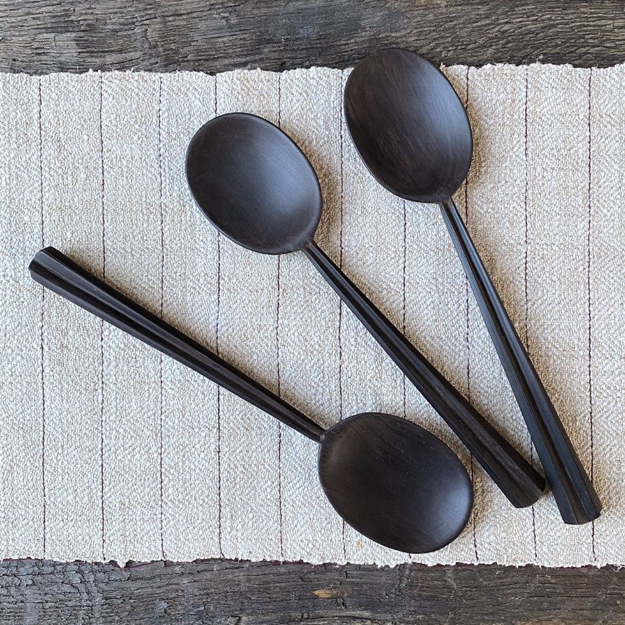 Serving Spoon - African Blackwood