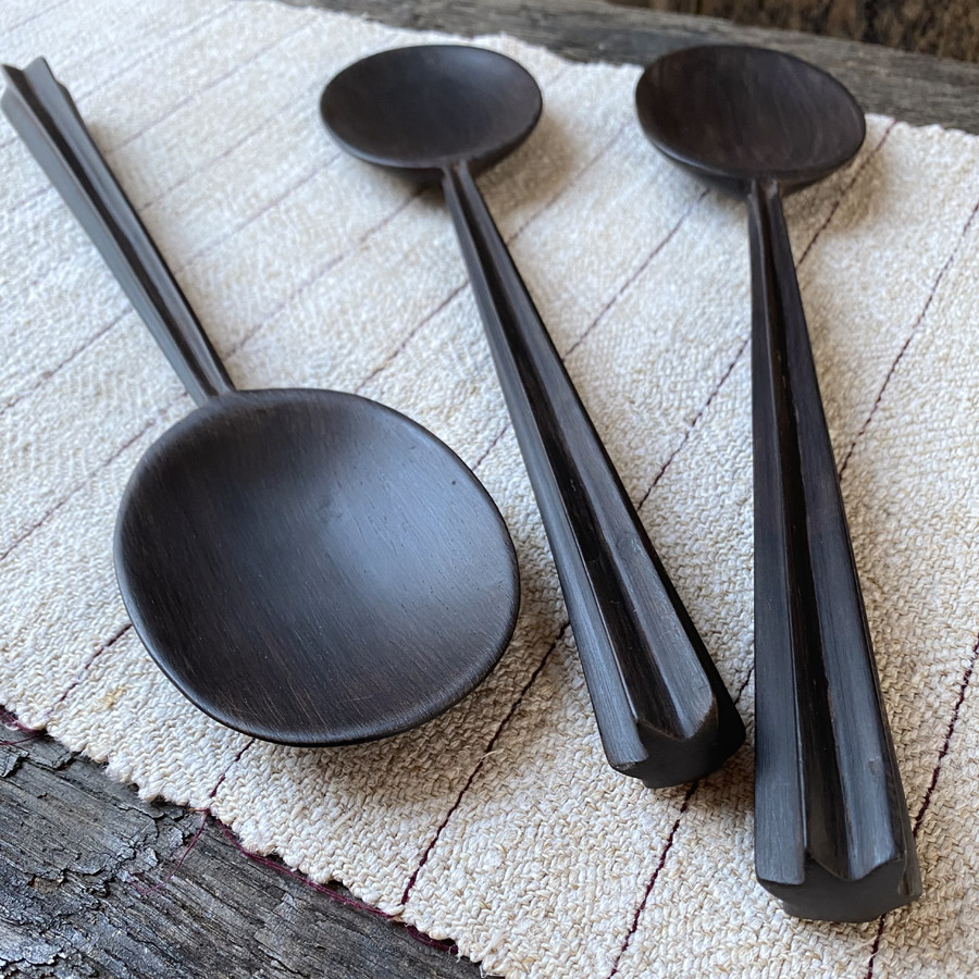 Serving Spoon - African Blackwood