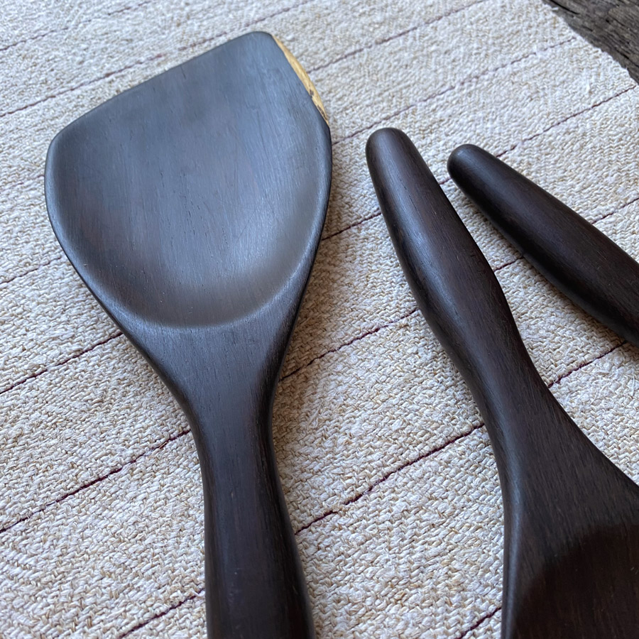 Rice Paddle - African Blackwood