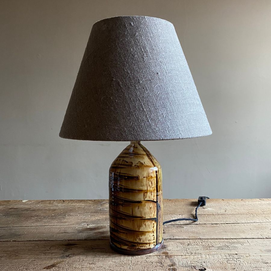 Russell Kingston Slipware Lamp RKL1 Green