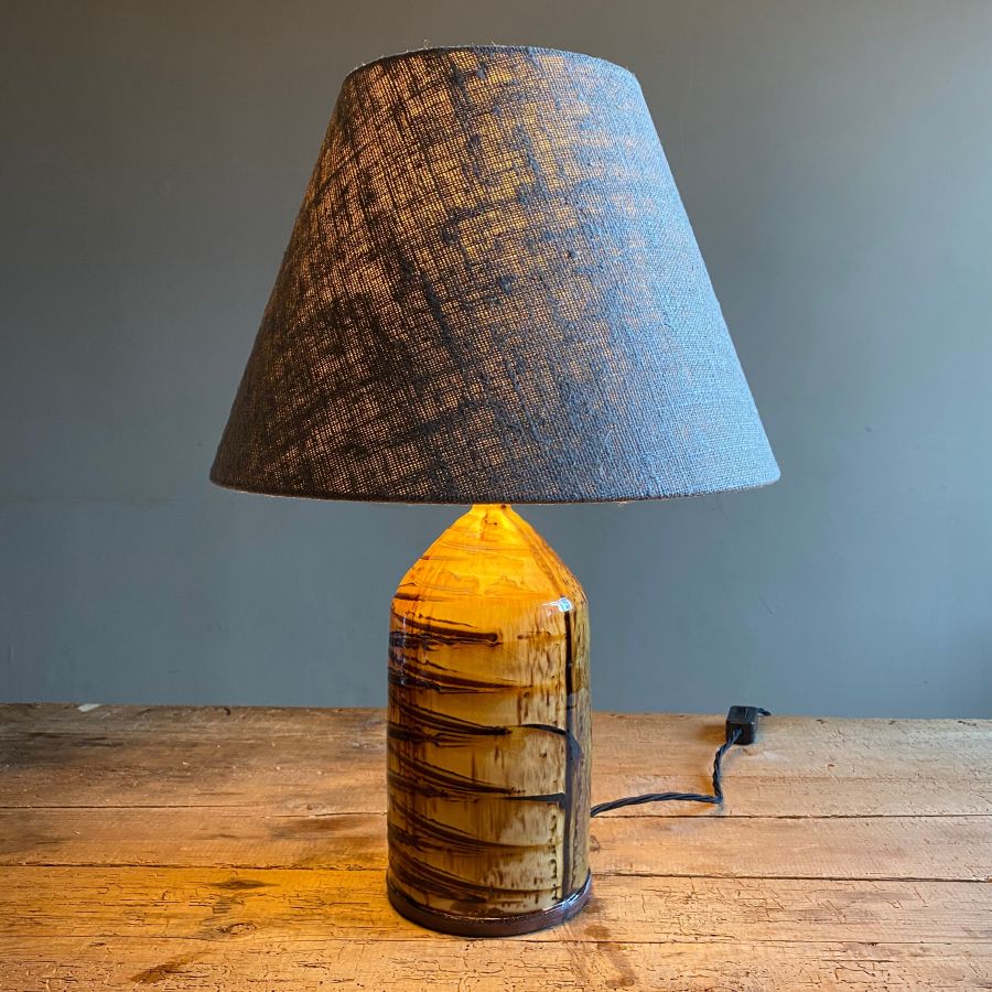 Russell Kingston Slipware Lamp RKL1 Green