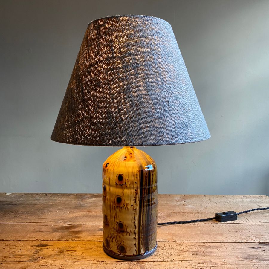 Russell Kingston Slipware Lamp RKL6 Green