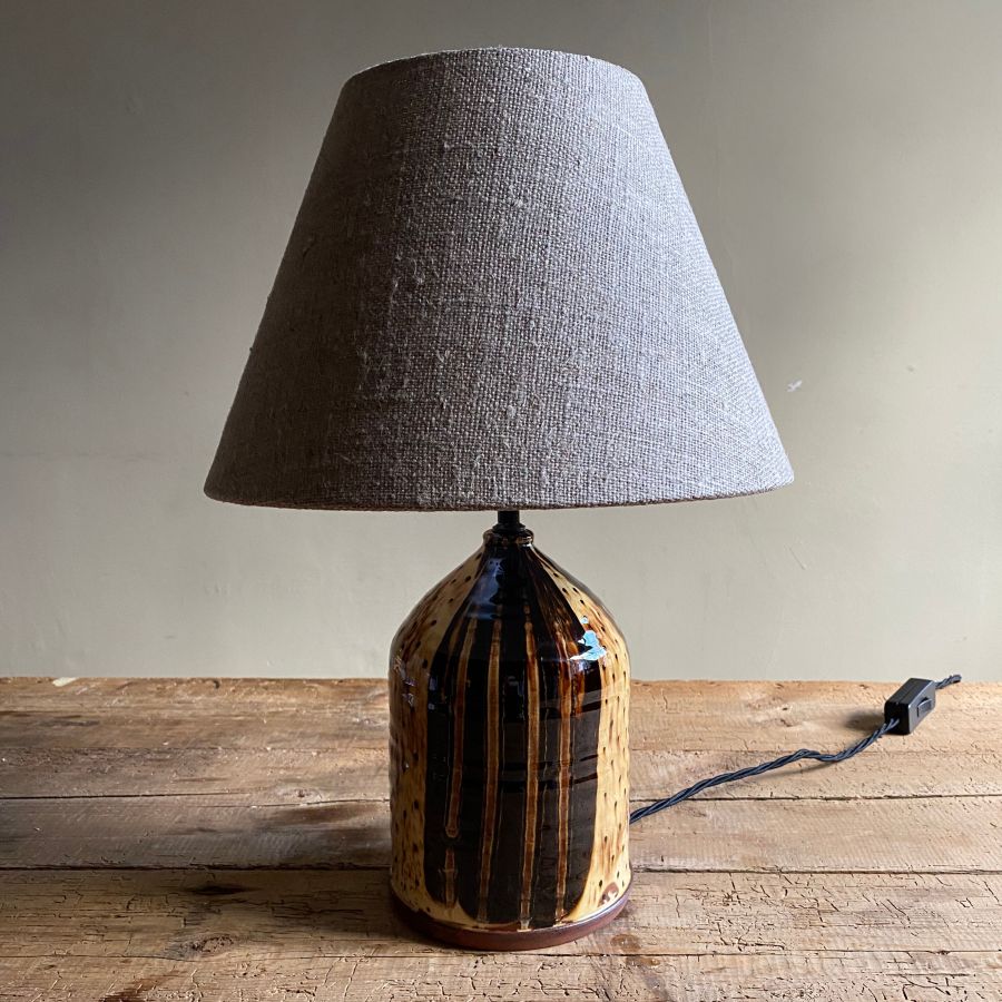 Russell Kingston Slipware Lamp RKL7 Green