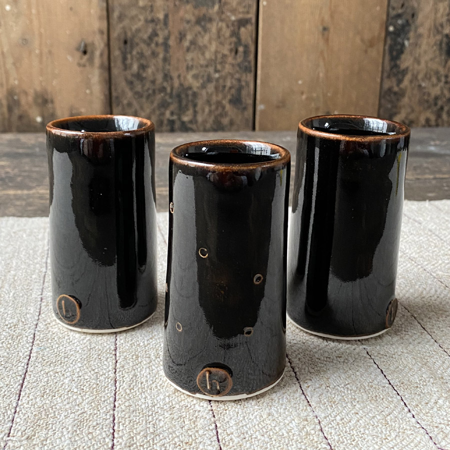 Stuart Houghton Vases - Tenmoku