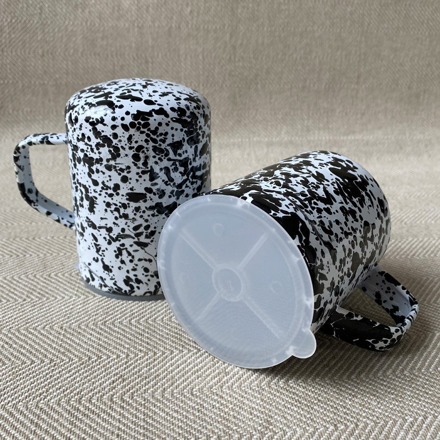 Enamelware Salt and Pepper Shaker Set