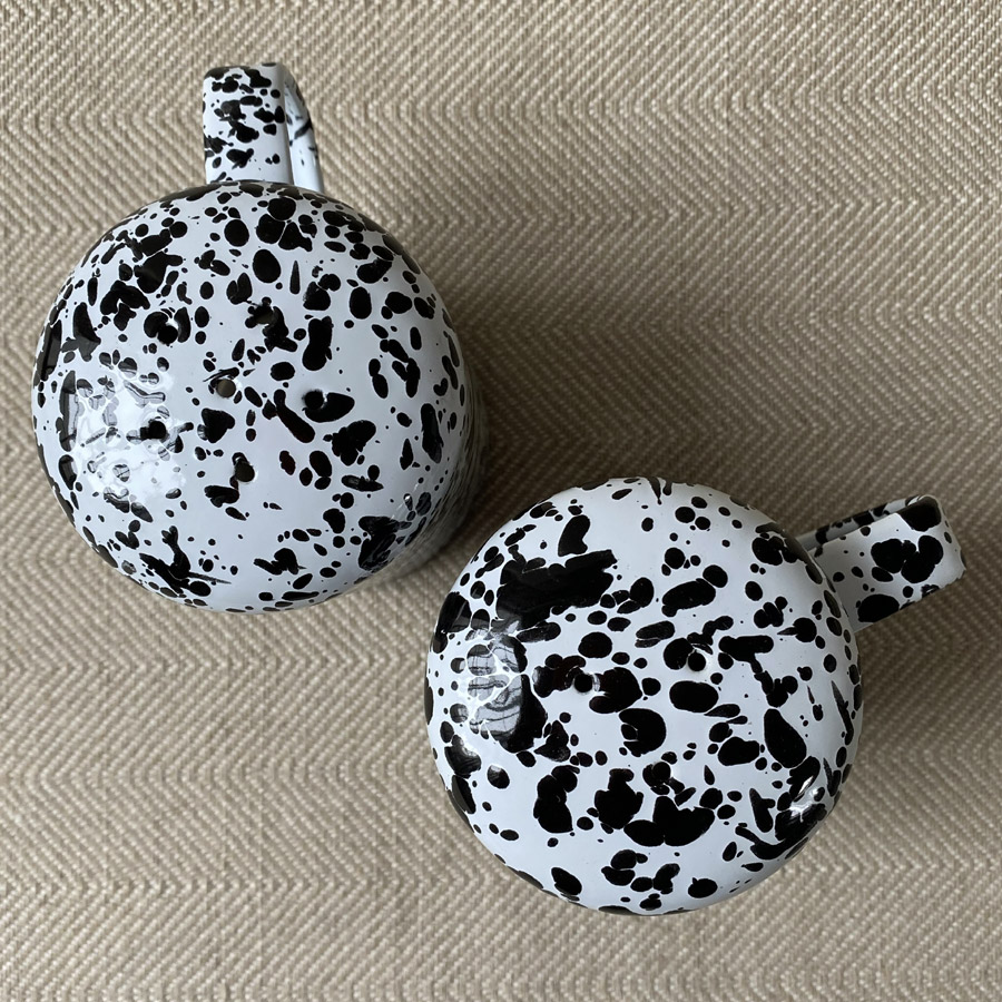 Enamelware Salt and Pepper Shaker Set
