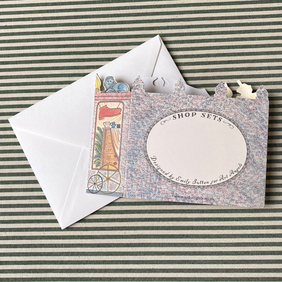 Emily Sutton 3D Card - Antiques