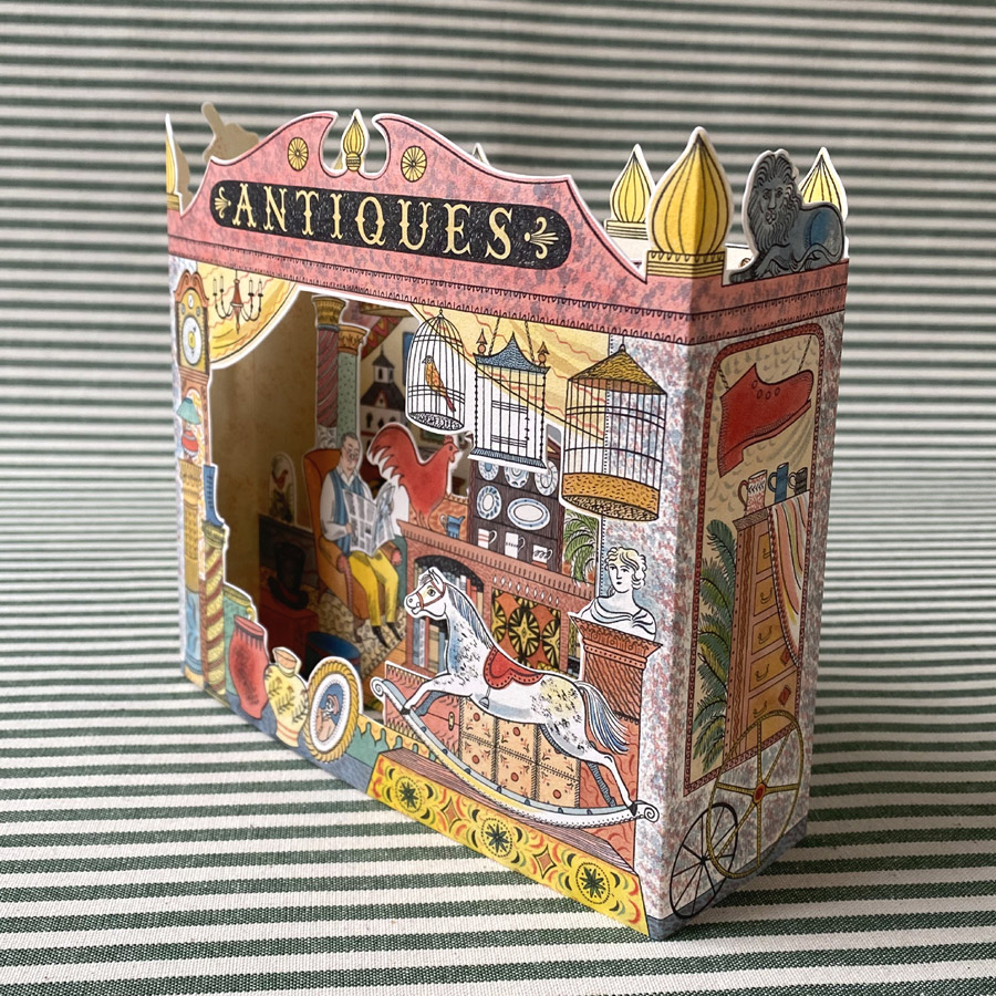 Emily Sutton 3D Card - Antiques