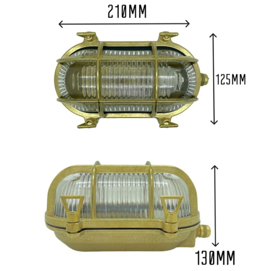 Standard Brass Bulkhead - Small