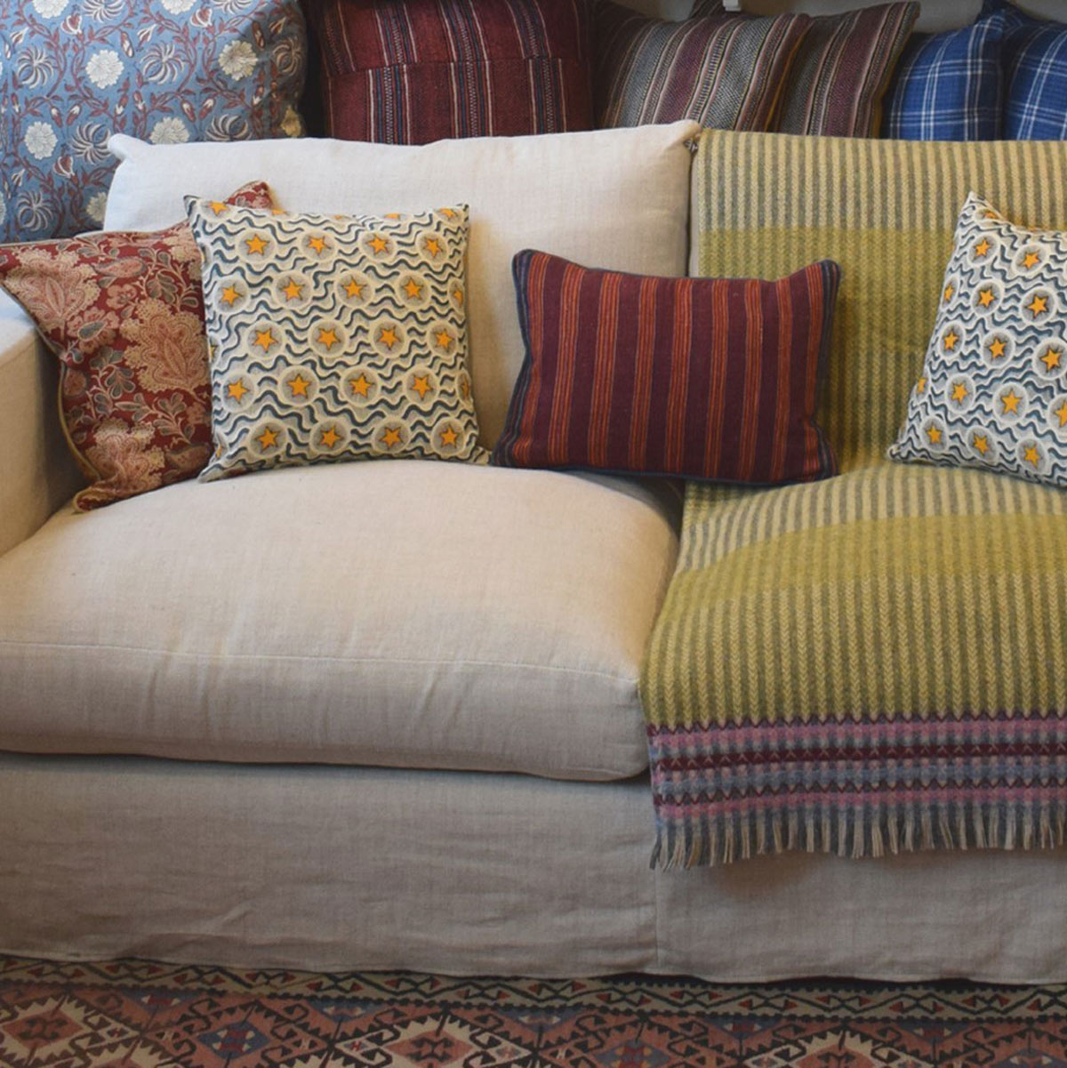 Linen Lavenham - Mustard - Image 4