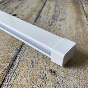 Straight Square Metal Curtain Track - White - Image 3