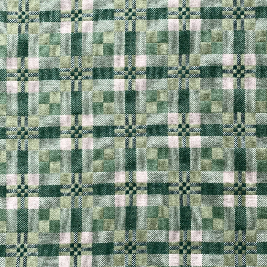 St David's Cross Welsh Throw - Deilin Green
