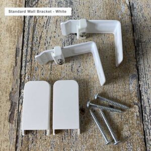 Straight Square Metal Curtain Track - White - Image 4