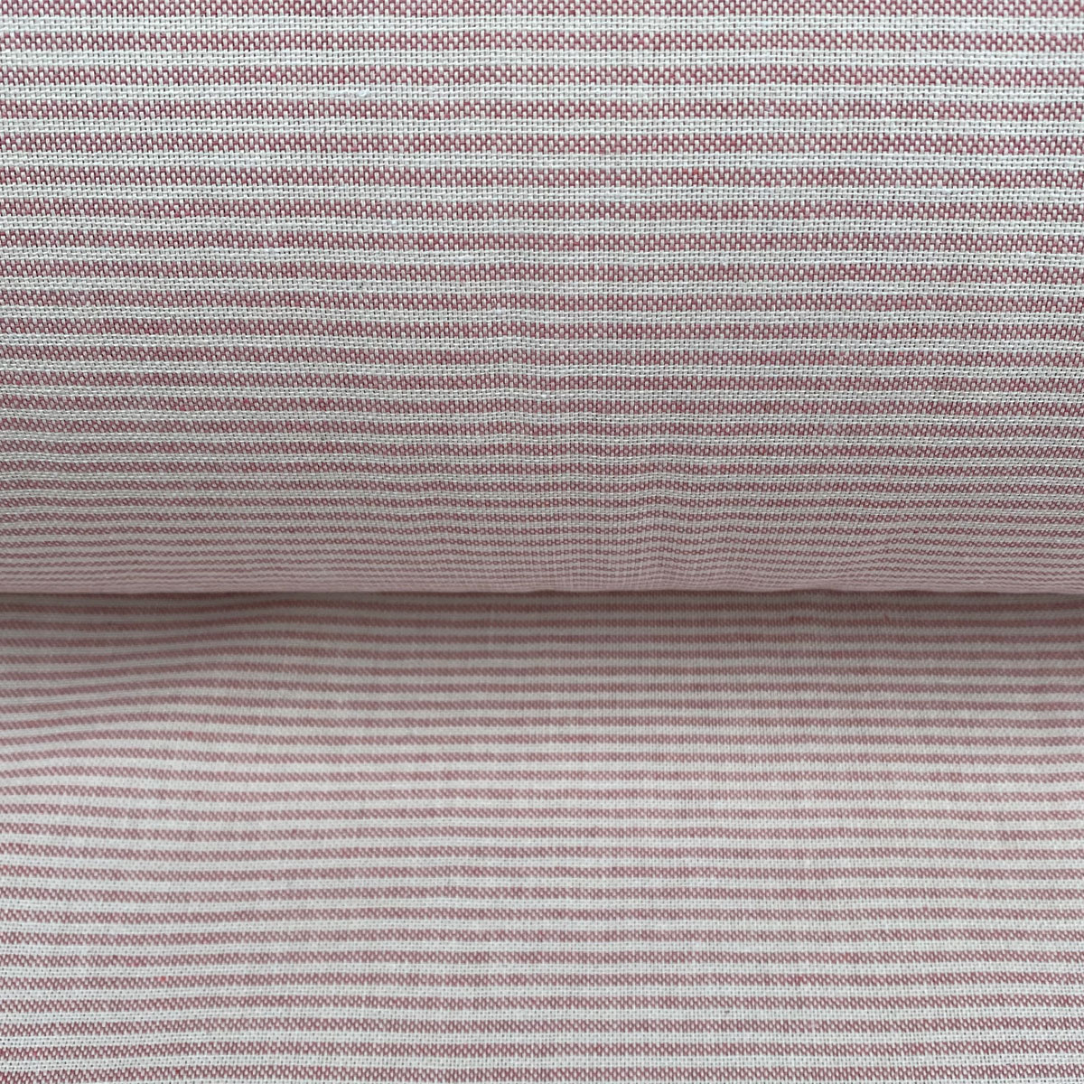 Extra Wide Strand Narrow Stripe - Rose - Image 3