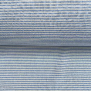 Extra Wide Strand Narrow Stripe - Sky Blue - Image 3