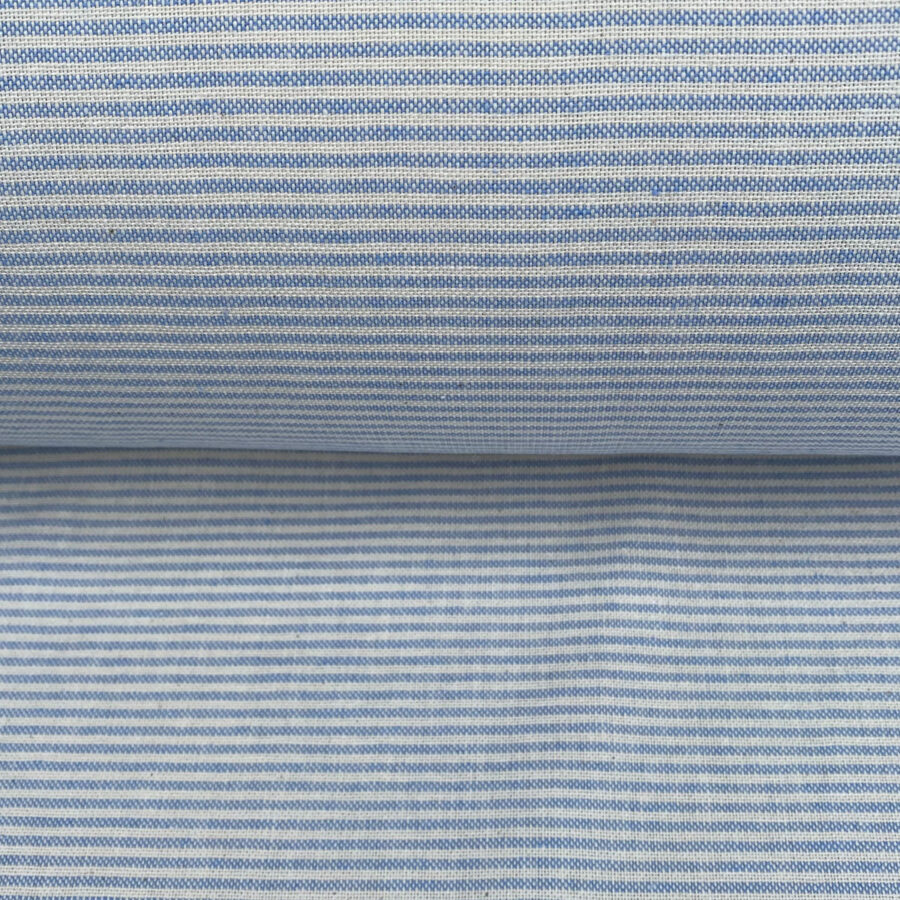 Extra Wide Strand Narrow Stripe - Sky Blue