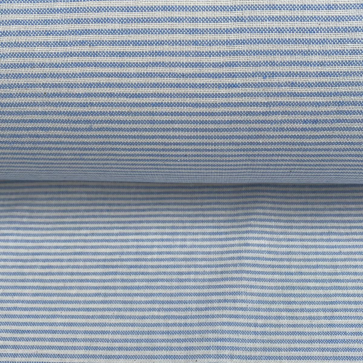 Extra Wide Strand Narrow Stripe - Sky Blue - Image 3