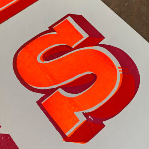 Telepathy, Letterpress Poster - Image 3