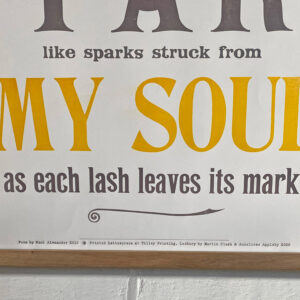 Venus, Letterpress Poster - Image 3