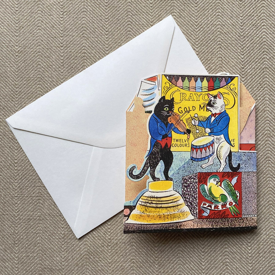 Emily Sutton Concertina Card - Cats