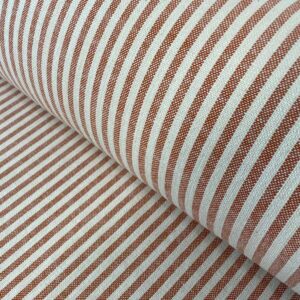 red striped fabric suitable for upholstery