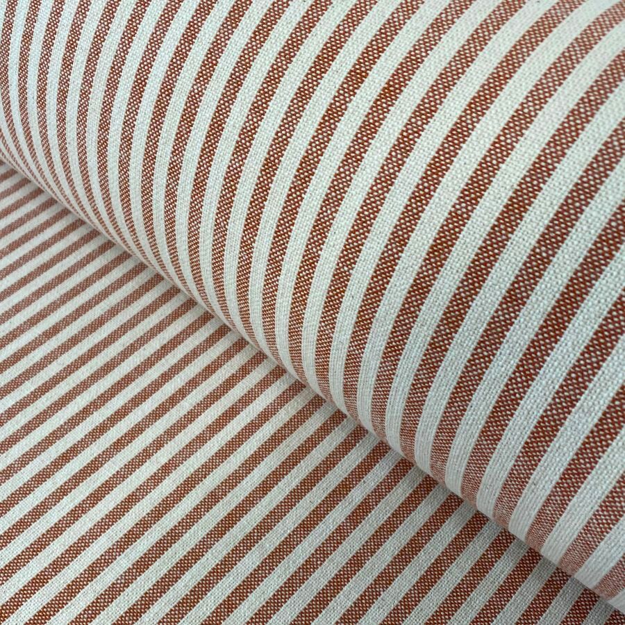 red striped fabric suitable for upholstery