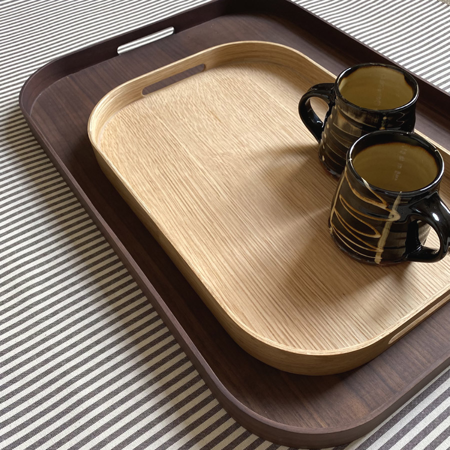 Rectangular Natural Oak Tray
