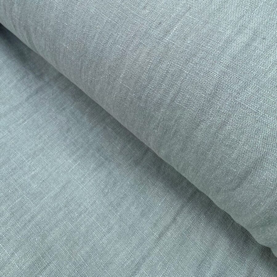Washed Linen Petrol Blue