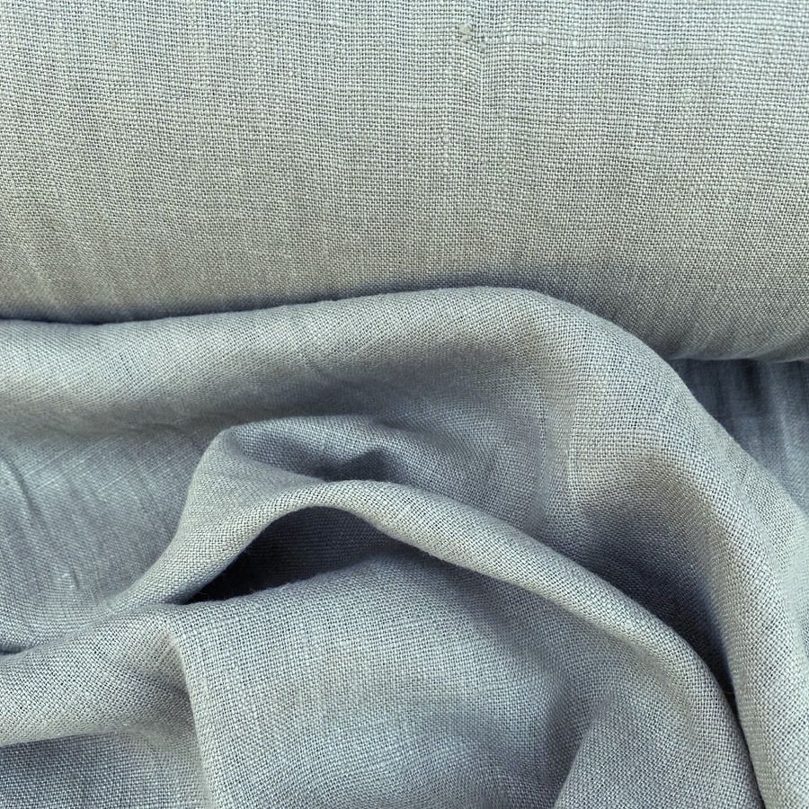 Washed Linen Petrol rumpled