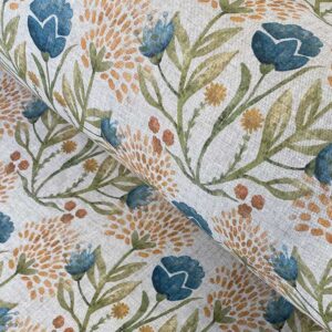Wild Clover Natural- Teal and Marmalade