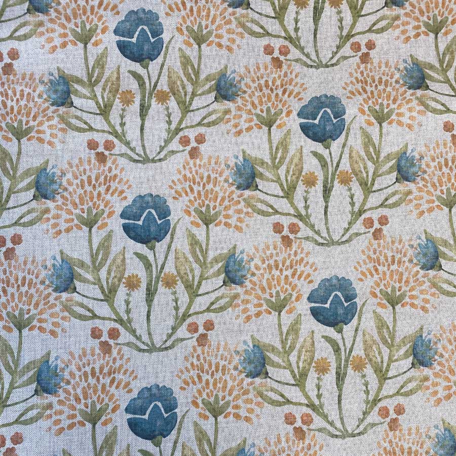 Wild Clover Natural- Teal and Marmalade