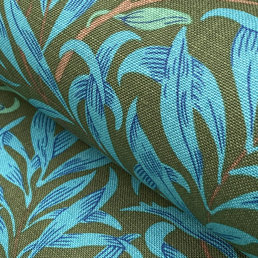 Ben Pentreath for Morris & Co: Willow Bough in Olive and Turquoise