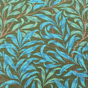 Ben Pentreath for Morris & Co: Willow Bough in Olive and Turquoise - Image 2