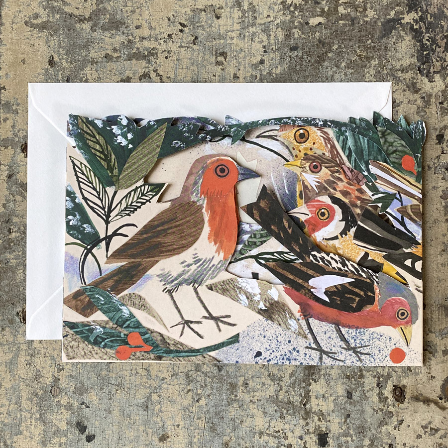 Mark Hearld Fold out Card - Winter Feast