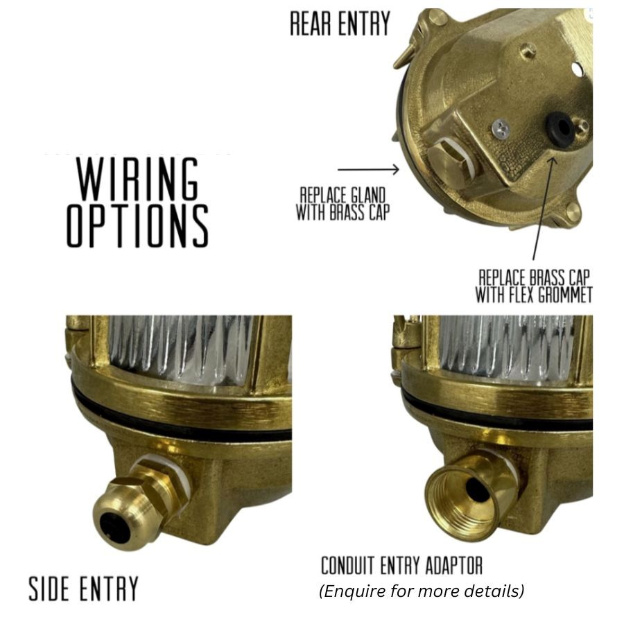 Slimline Brass Bulkhead