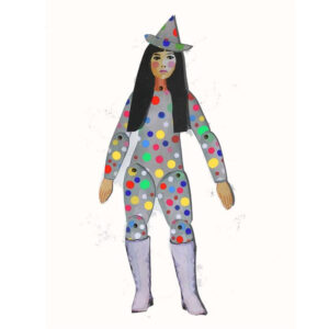 Yayoi Kusama - Cut out & make paper puppet - Image 2
