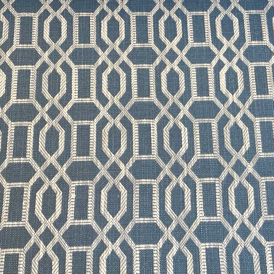 Upholstery Fabric Lattice - Airforce Blue