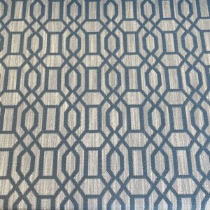 Upholstery Fabric Lattice - Airforce Blue - Image 4