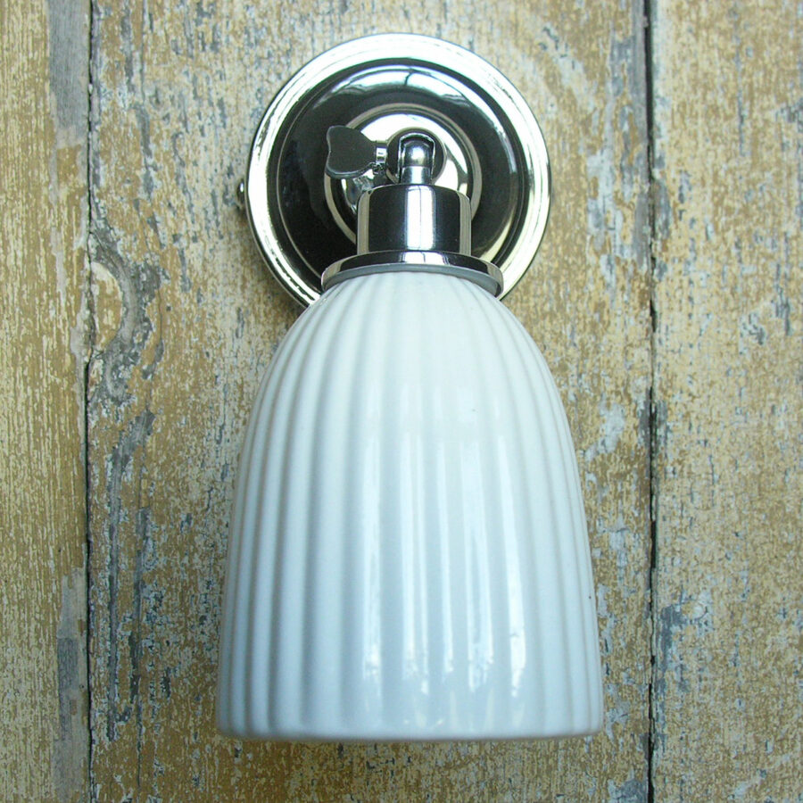 Alma Bathroom Light with Ceramic Shade