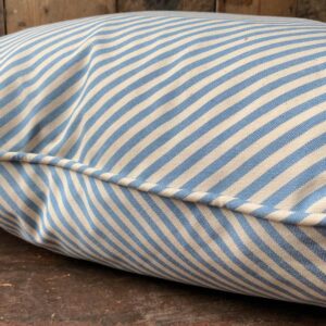Alpha Stripe Cushion - Blue - Image 4