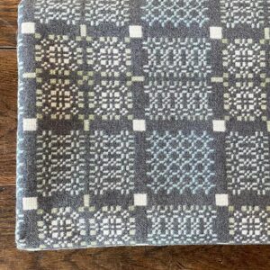 Knot Garden Welsh Throw - Bluestone - Image 1