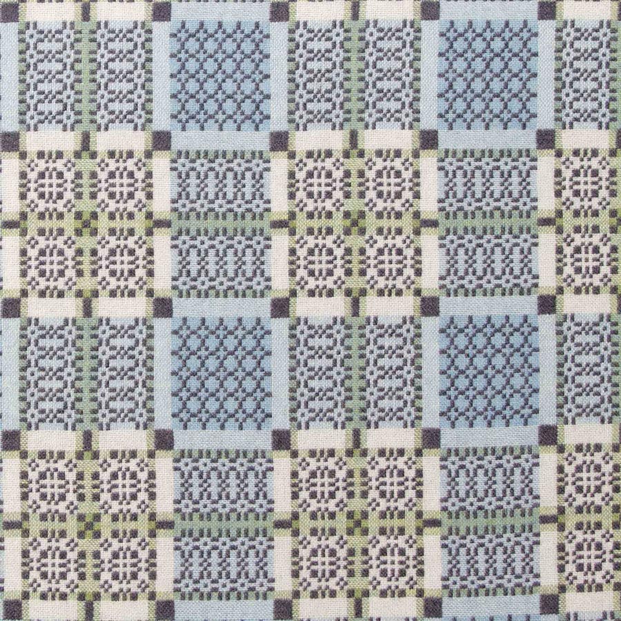 Knot Garden Welsh Throw - Bluestone