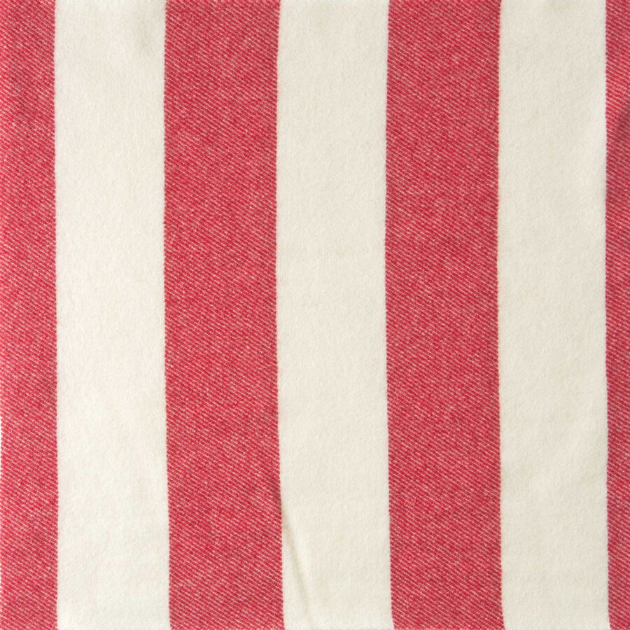 Broadstripe Welsh Single Blanket - Red